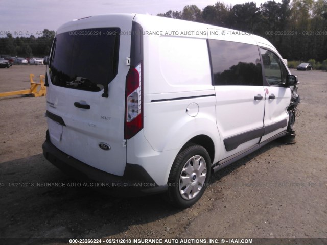 NM0LS7F73F1186993 - 2015 FORD TRANSIT CONNECT XLT WHITE photo 4