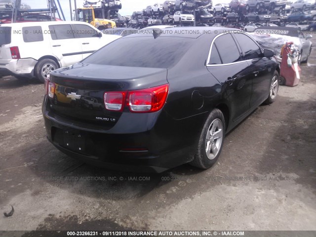 1G11A5SL3FF265838 - 2015 CHEVROLET MALIBU LS შავი ფოტო 4