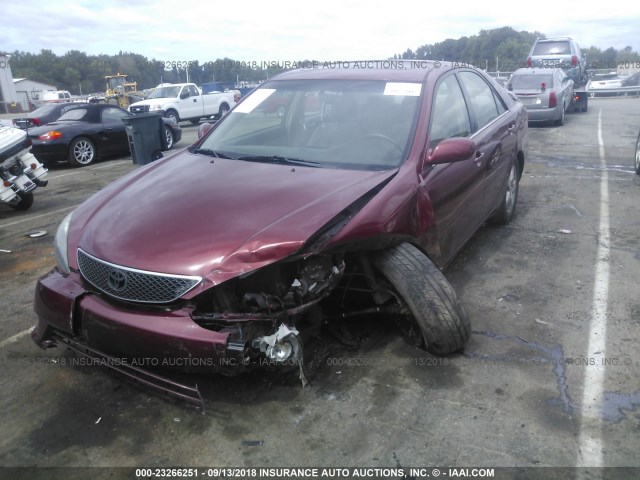 4T1BE32K05U080017 - 2005 TOYOTA CAMRY LE/XLE/SE Қызыл фото 6