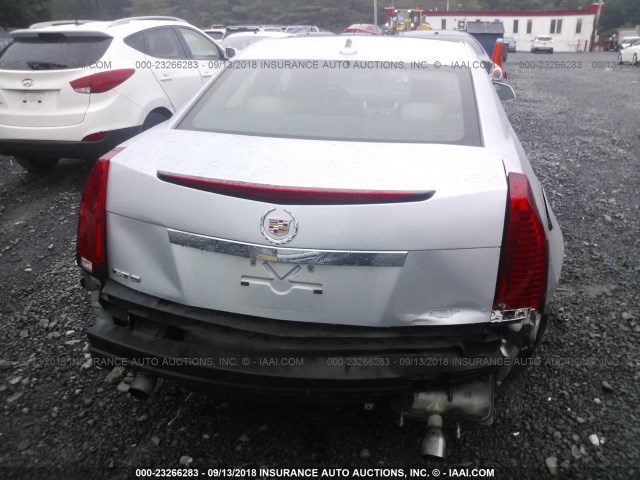 1G6DE5EG3A0145298 - 2010 CADILLAC CTS LUXURY COLLECTION SILVER photo 6