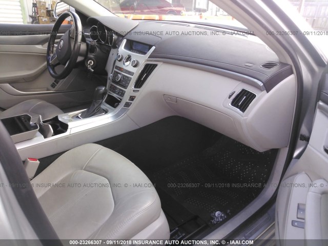 1G6DE5E5XD0159461 - 2013 CADILLAC CTS LUXURY COLLECTION SILVER photo 5