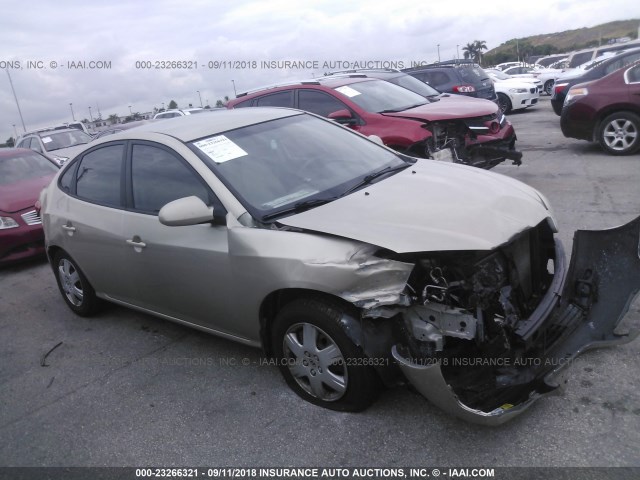 KMHDU46D49U799743 - 2009 HYUNDAI ELANTRA GLS/SE GOLD photo 1