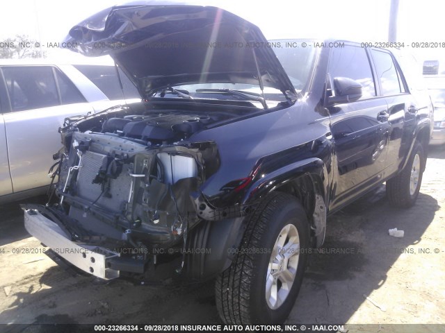 JTEBU5JR8J5547279 - 2018 TOYOTA 4RUNNER SR5 PREM/LTDL/TRAIL/TRD BLACK photo 2