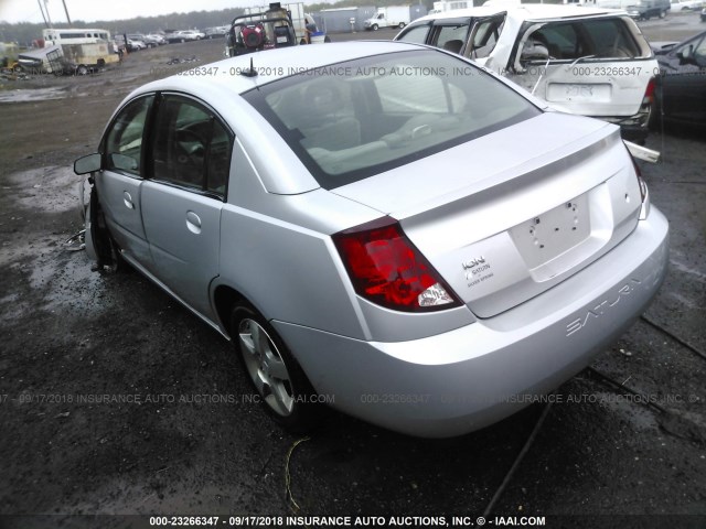 1G8AL55F87Z140688 - 2007 SATURN ION LEVEL 3 GRAY photo 3