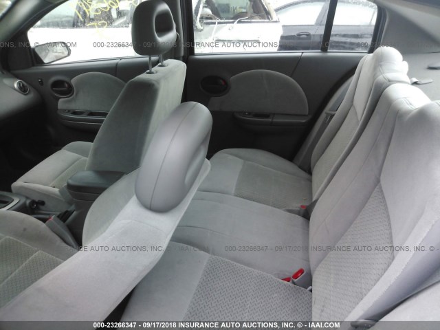 1G8AL55F87Z140688 - 2007 SATURN ION LEVEL 3 GRAY photo 8