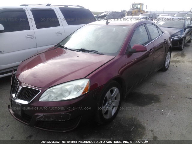 1G2ZA5E04A4140500 - 2010 PONTIAC G6 RED photo 2