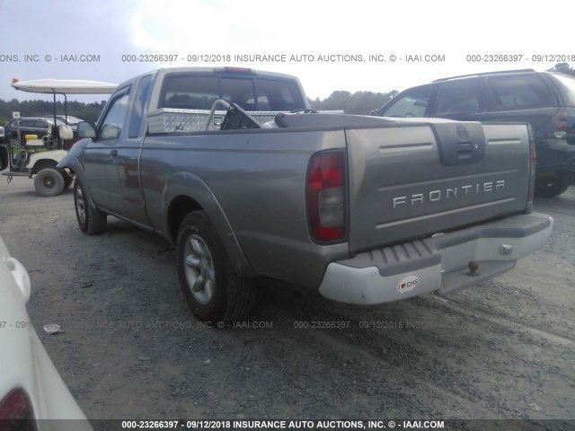 1N6DD26T93C404207 - 2003 NISSAN FRONTIER KING CAB XE GRAY photo 3