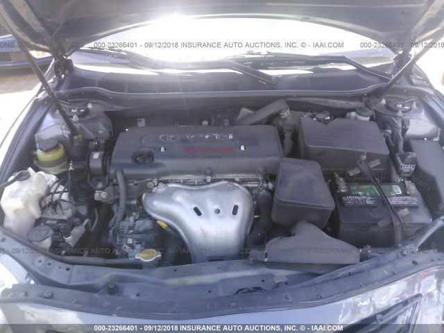 4T1BE46K59U279943 - 2009 TOYOTA CAMRY SE/LE/XLE ნაცრისფერი ფოტო 10