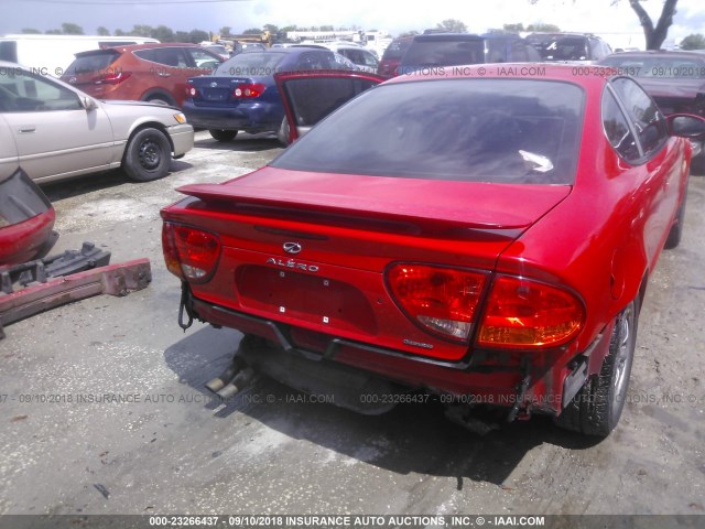 1G3NF12E0XC353852 - 1999 OLDSMOBILE ALERO GLS RED photo 6