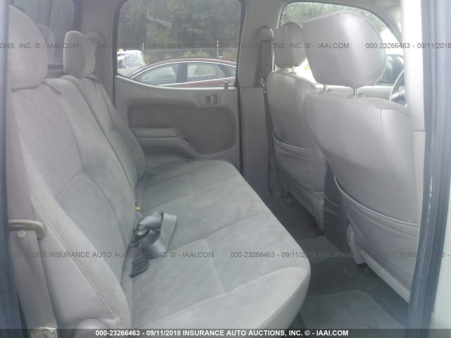 5TEGM92N64Z358354 - 2004 TOYOTA TACOMA DOUBLE CAB PRERUNNER GRAY photo 8
