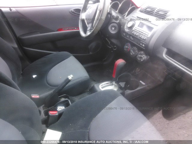 JHMGD38697S041172 - 2007 HONDA FIT S 黑色 照片 5