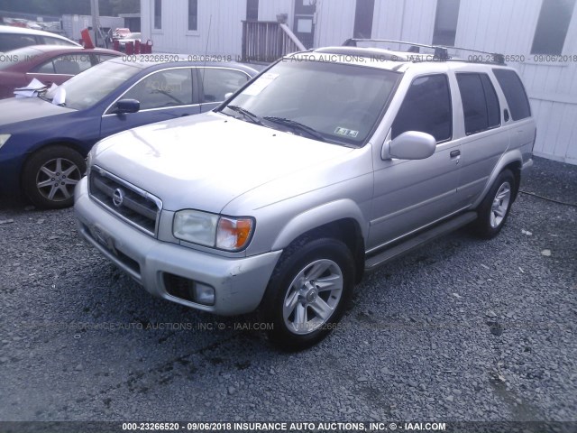 JN8DR09Y33W833278 - 2003 NISSAN PATHFINDER LE/SE SILVER photo 2