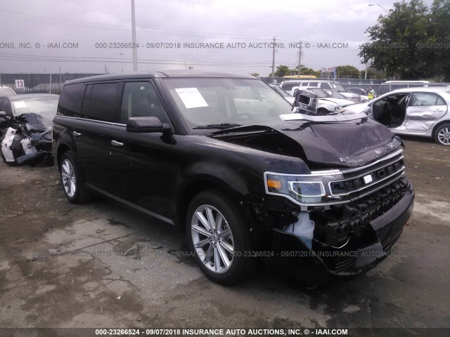 2FMGK5D84KBA03681 - 2019 FORD FLEX LIMITED BLACK photo 1