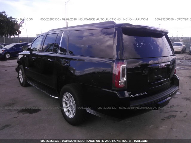 1GKS1GKC5JR373865 - 2018 GMC YUKON XL C1500 SLT BLACK photo 3