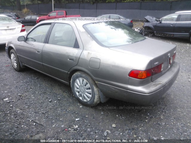 4T1BG22K61U015624 - 2001 TOYOTA CAMRY CE/LE/XLE 灰色 照片 3