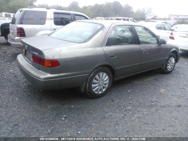 4T1BG22K61U015624 - 2001 TOYOTA CAMRY CE/LE/XLE 灰色 照片 4