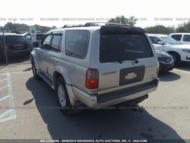 JT3HN87R2Y0279894 - 2000 TOYOTA 4RUNNER LIMITED GOLD photo 3