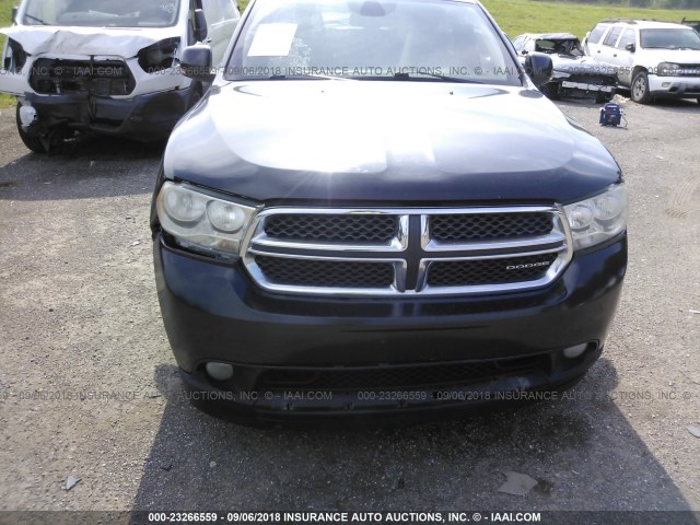 1D4SD4GT8BC706450 - 2011 DODGE DURANGO CREW GRAY photo 6