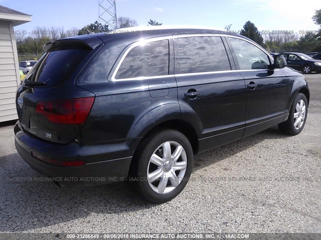 WA1BY74L57D050579 - 2007 AUDI Q7 3.6 QUATTRO PREMIUM Dark Blue photo 4