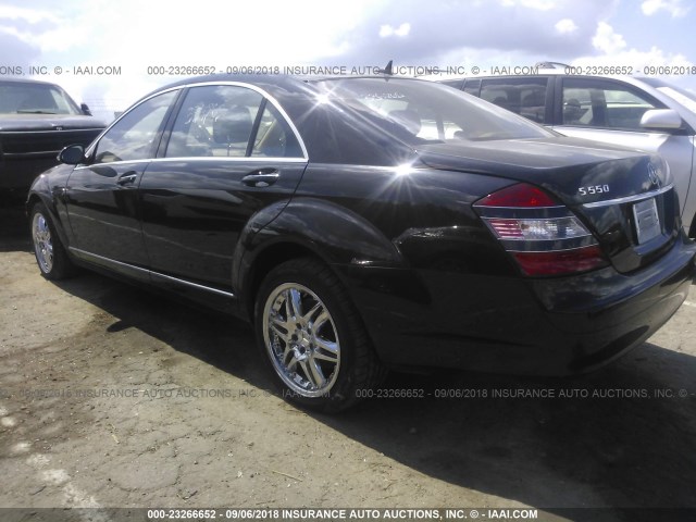 WDDNG86X18A152305 - 2008 MERCEDES-BENZ S 550 4MATIC BLACK photo 3