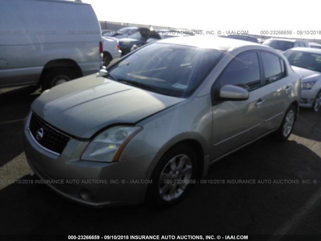 3N1AB61E68L654577 - 2008 NISSAN SENTRA 2.0/2.0S/2.0SL BEIGE photo 2