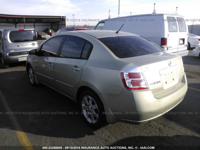 3N1AB61E68L654577 - 2008 NISSAN SENTRA 2.0/2.0S/2.0SL BEIGE photo 3