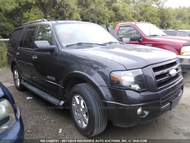 1FMFU19557LA57432 - 2007 FORD EXPEDITION LIMITED BLACK photo 1