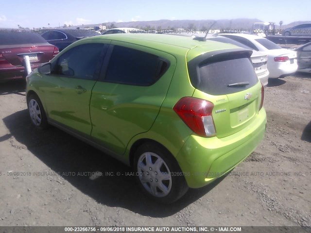 KL8CB6SA9GC624221 - 2016 CHEVROLET SPARK LS GREEN photo 3