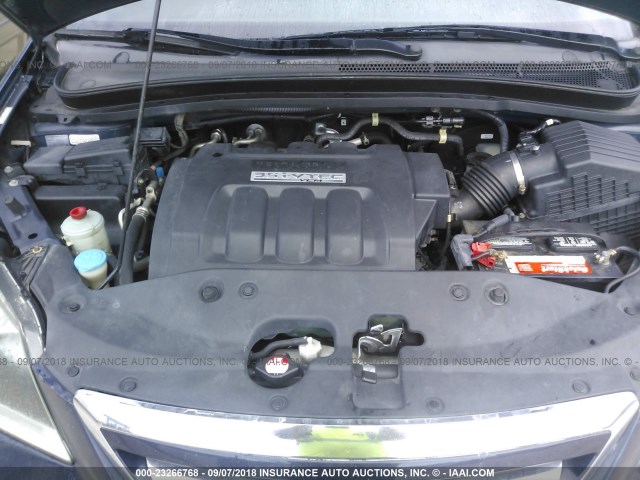 5FNRL38707B117235 - 2007 HONDA ODYSSEY EXL ლურჯი ფოტო 10