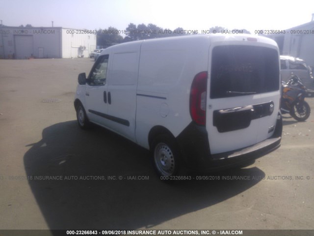 ZFBERFAT6G6B57326 - 2016 RAM PROMASTER CITY  WHITE photo 3