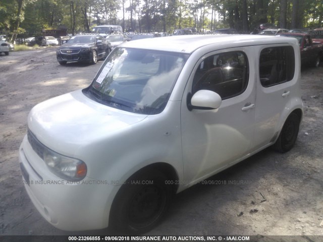 JN8AZ2KR0AT168176 - 2010 NISSAN CUBE S/SL/KROM WHITE photo 2