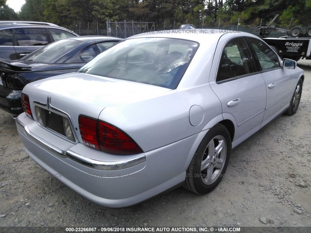 1LNHM87A71Y736758 - 2001 LINCOLN LS 银色 照片 4