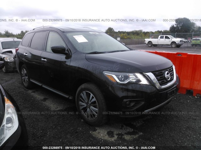 5N1DR2MM2JC636740 - 2018 NISSAN PATHFINDER S/SV/SL/PLATINUM BLACK photo 1