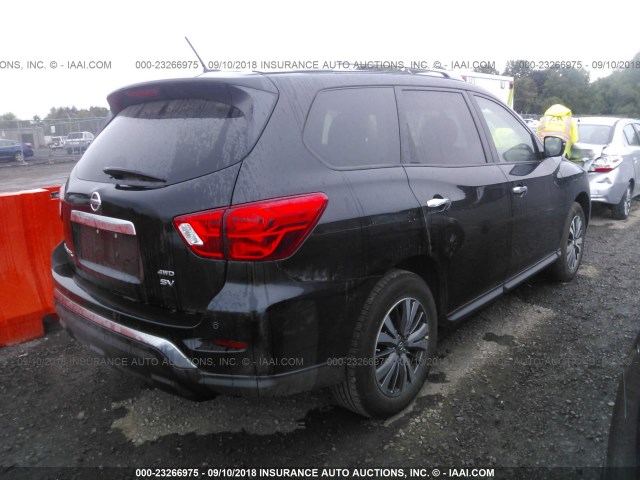 5N1DR2MM2JC636740 - 2018 NISSAN PATHFINDER S/SV/SL/PLATINUM BLACK photo 4