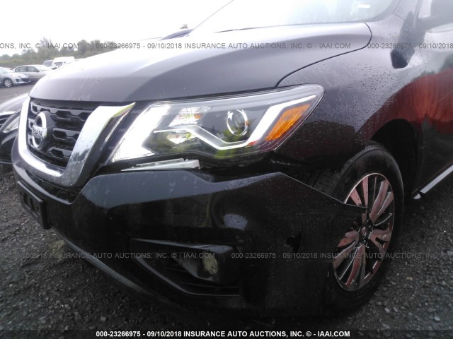 5N1DR2MM2JC636740 - 2018 NISSAN PATHFINDER S/SV/SL/PLATINUM BLACK photo 6