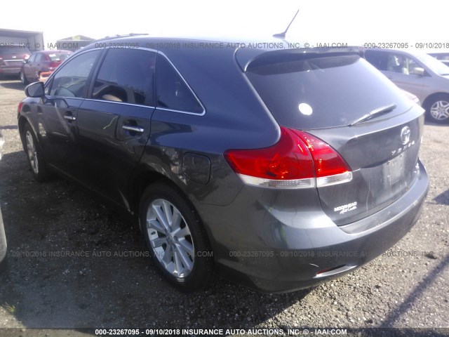 4T3BE11AX9U006808 - 2009 TOYOTA VENZA GRAY photo 3