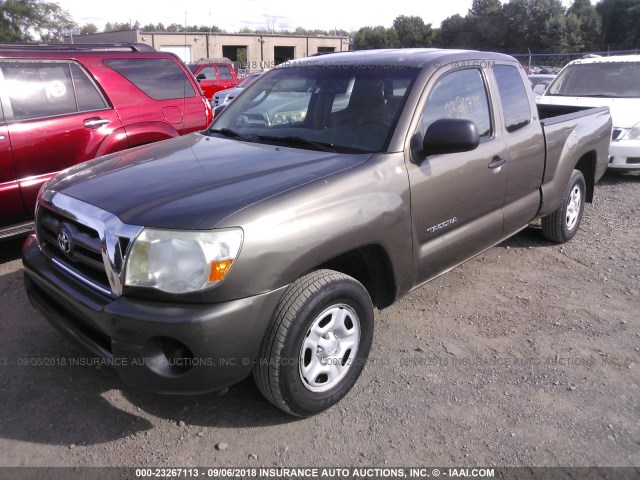 5TETX22N69Z621396 - 2009 TOYOTA TACOMA ACCESS CAB Қоңыр фото 2