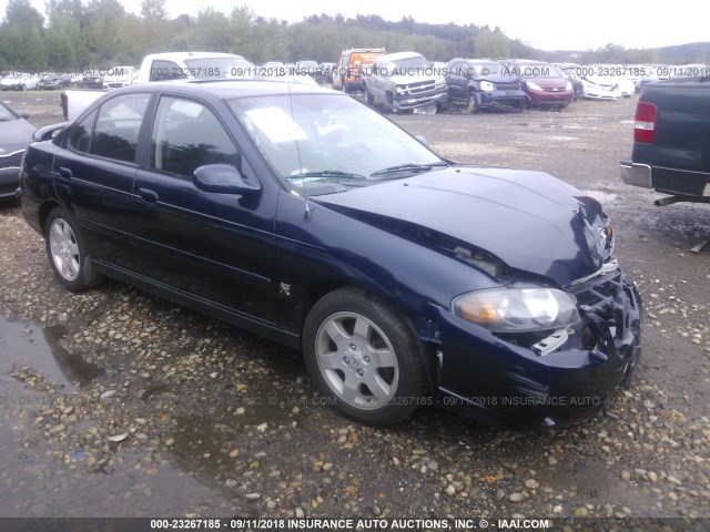 3N1AB51D75L455308 - 2005 NISSAN SENTRA SE-R SPEC V BLUE photo 1