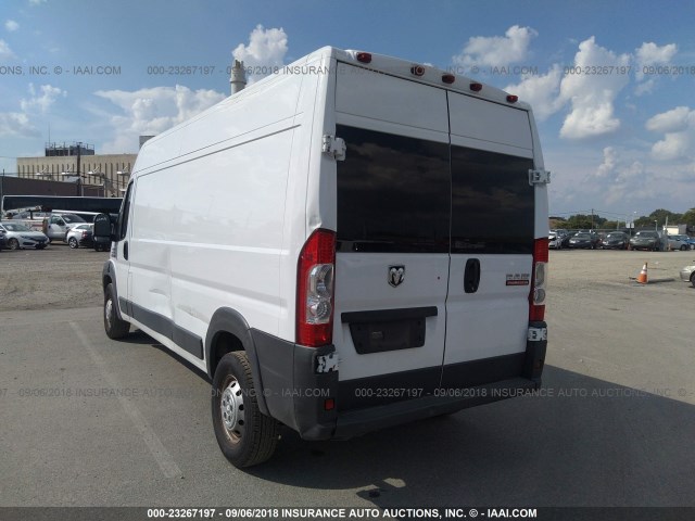 3C6TRVDGXHE544068 - 2017 RAM PROMASTER 2500 2500 HIGH WHITE photo 3