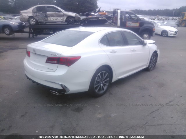 19UUB3F50JA003042 - 2018 ACURA TLX TECH WHITE photo 4