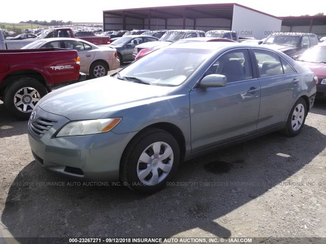 4T1BE46K17U640212 - 2007 TOYOTA CAMRY NEW GENERAT CE/LE/XLE/SE GREEN photo 2