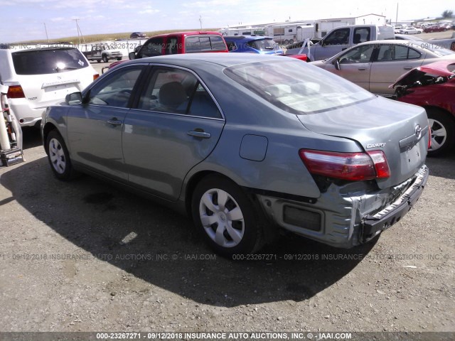 4T1BE46K17U640212 - 2007 TOYOTA CAMRY NEW GENERAT CE/LE/XLE/SE GREEN photo 3