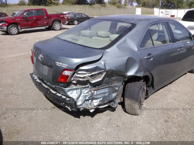 4T1BE46K17U640212 - 2007 TOYOTA CAMRY NEW GENERAT CE/LE/XLE/SE GREEN photo 6