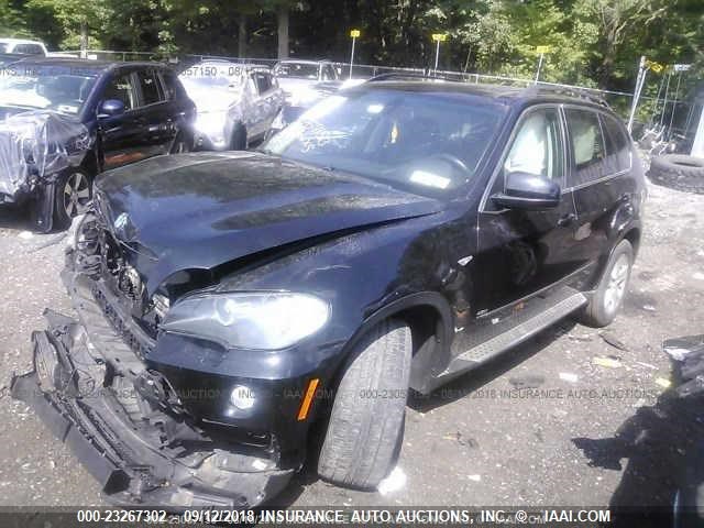 4USFE83527LZ37159 - 2007 BMW X5 4.8I BLACK photo 2