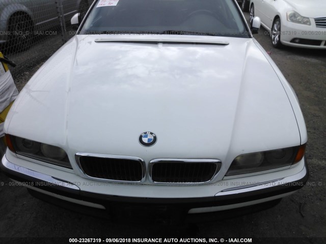 WBAGF6323SDH05965 - 1995 BMW 740 I AUTOMATIC WHITE photo 6