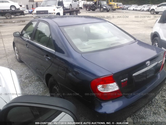4T1BE32K64U309931 - 2004 TOYOTA CAMRY LE/XLE/SE Көк фото 3