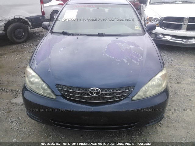 4T1BE32K64U309931 - 2004 TOYOTA CAMRY LE/XLE/SE Көк фото 6