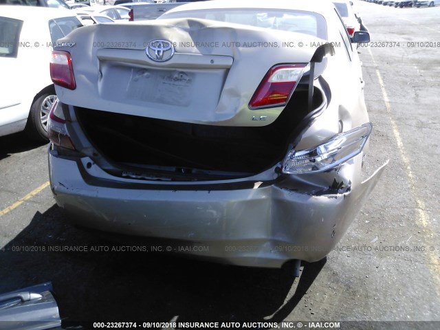 4T1BE46K17U529448 - 2007 TOYOTA CAMRY NEW GENERAT CE/LE/XLE/SE TAN photo 6