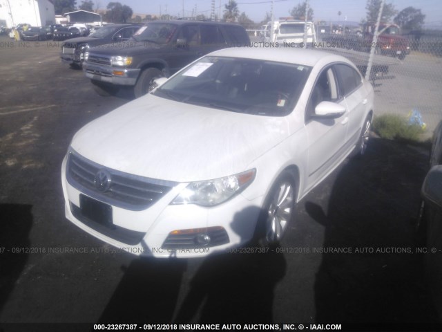 WVWML73C79E553297 - 2009 VOLKSWAGEN CC SPORT WHITE photo 2