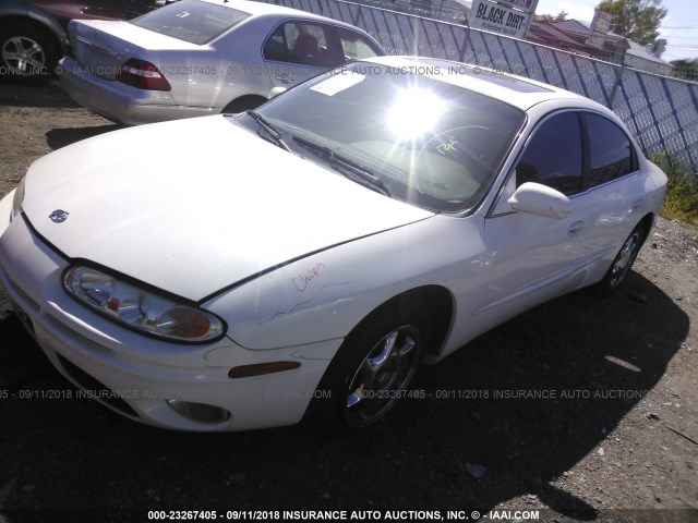 1G3GS64C814272628 - 2001 OLDSMOBILE AURORA 4.0 WHITE photo 2